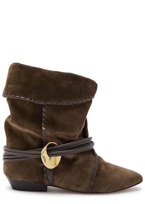 ISABEL MARANT-Sellen suede ankle boots 