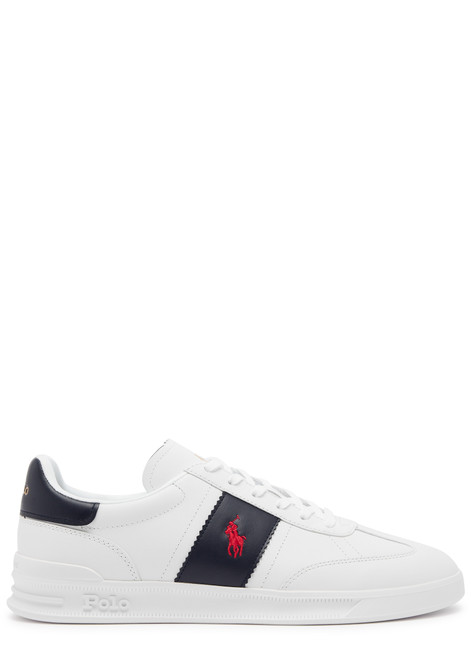 POLO RALPH LAUREN-Heritage Aera panelled leather sneakers 