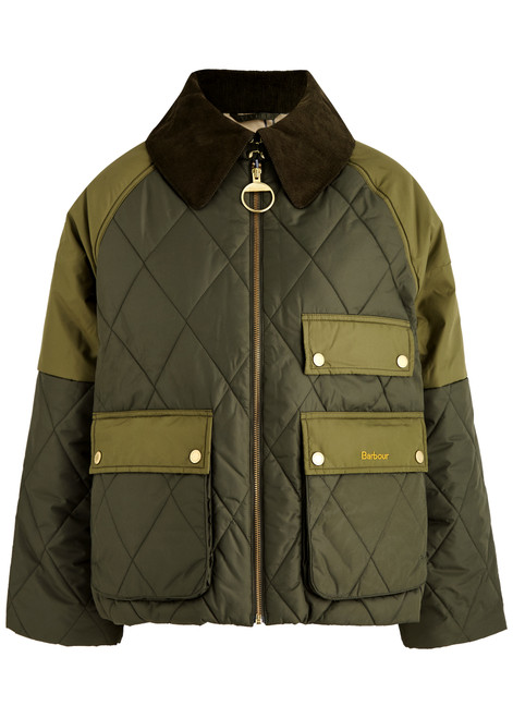 BARBOUR-Milby quilted shell jacket 