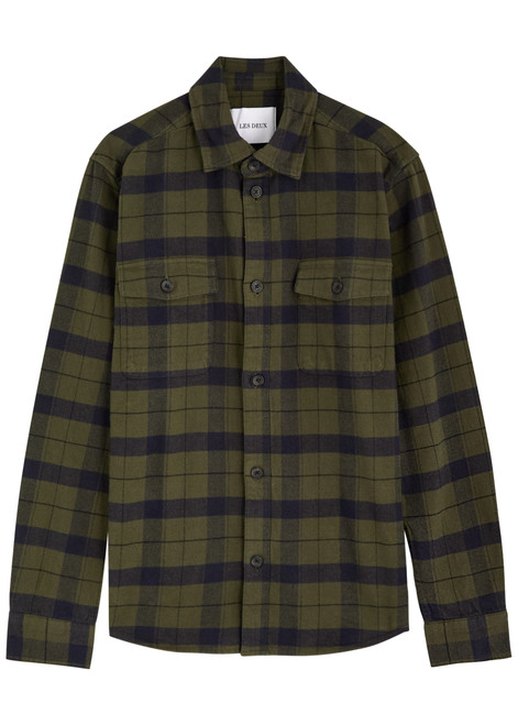 LES DEUX-Lennon checked flannel shirt