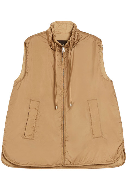 WEEKEND MAX MARA-Reversible water-repellent canvas gilet