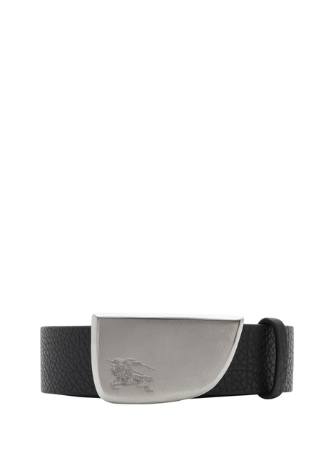 BURBERRY-Leather shield belt