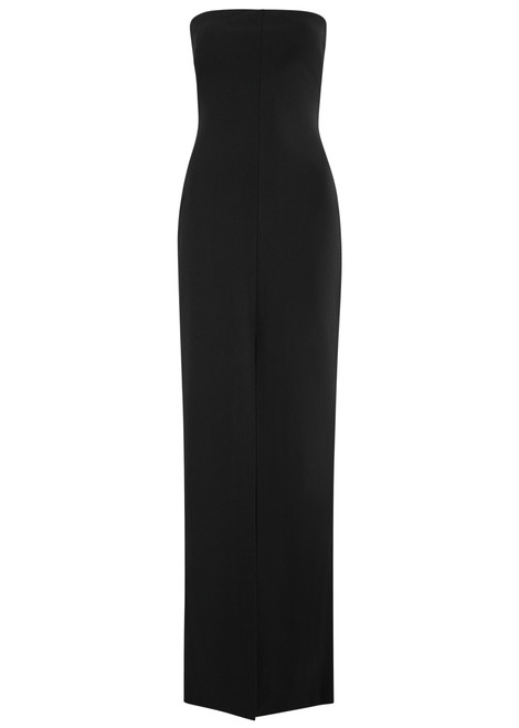 SOLACE LONDON-Bysha strapless crepe maxi dress