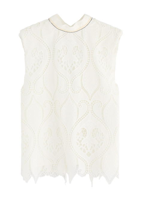 LUG VON SIGA-Linda broderie anglaise top