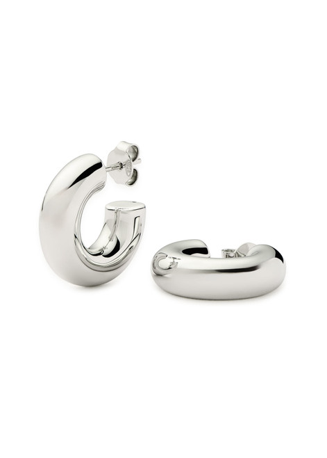MISSOMA-Chubby Medium sterling silver hoop earrings