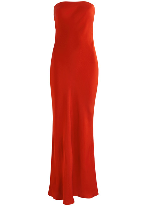 BEC & BRIDGE-Moon Dance strapless satin maxi dress