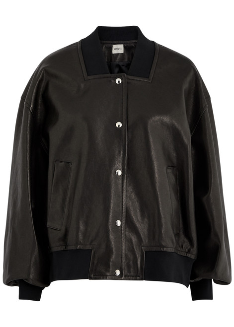 KHAITE-Spence leather jacket