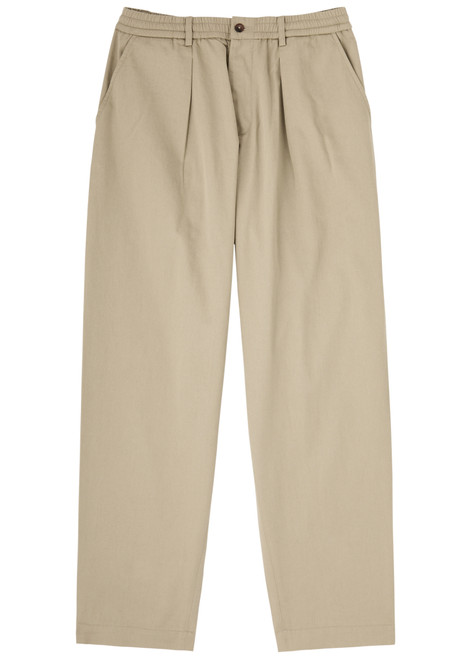 UNIVERSAL WORKS-Tapered cotton trousers