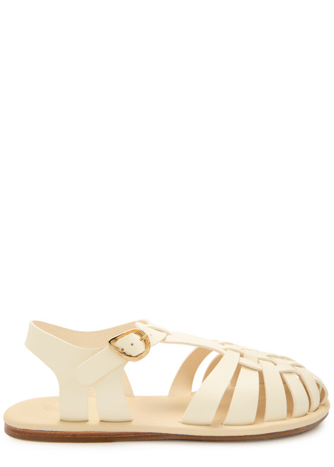 ANCIENT GREEK SANDALS-Karina woven leather sandals