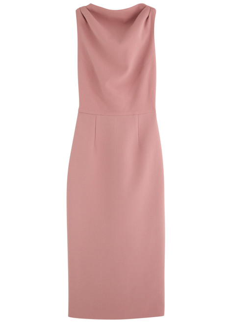 REBECCA VALLANCE-Elora crepe midi dress