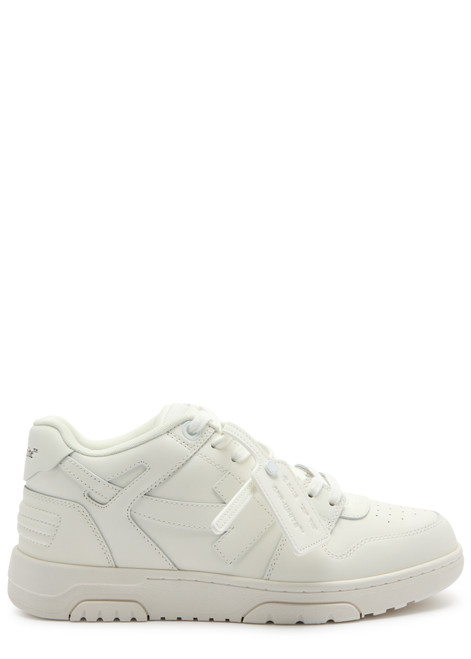 OFF-WHITE-Out Of Office leather sneakers