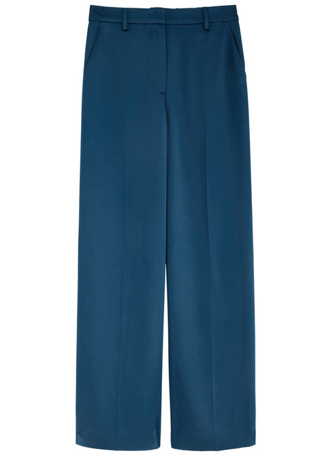 SIMKHAI-Tavar wide-leg satin trousers