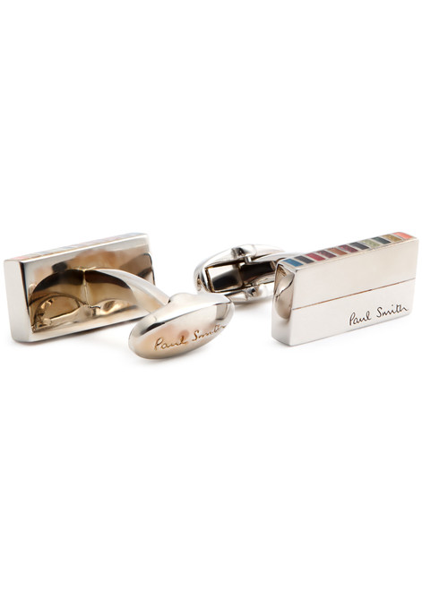 PAUL SMITH-Signature Stripe cufflinks