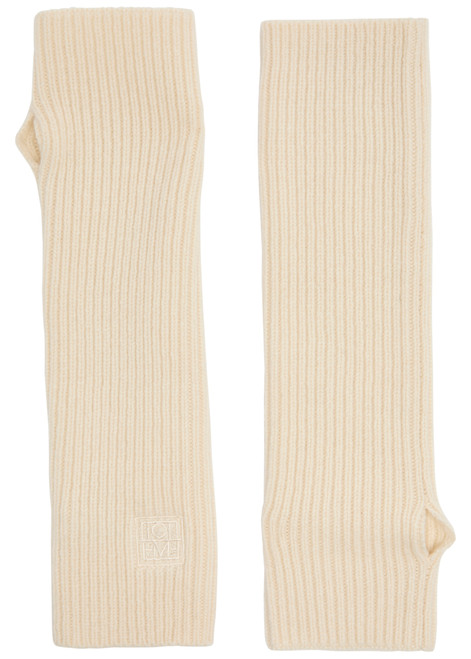 TOTEME-Wool-blend fingerless gloves