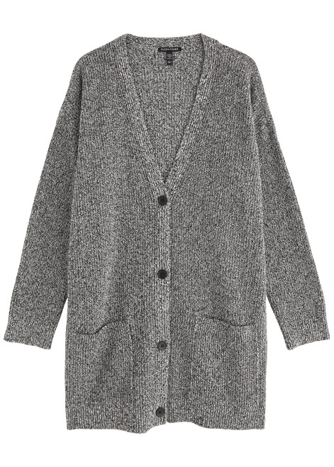 EILEEN FISHER-Knitted cotton-blend cardigan