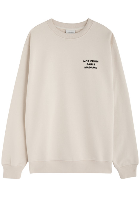 DRÔLE DE MONSIEUR-NFPM-print cotton sweatshirt 