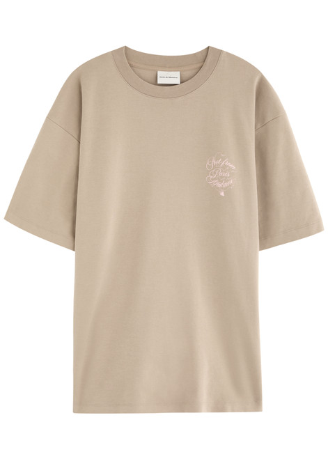 DRÔLE DE MONSIEUR-Logo-print cotton T-shirt