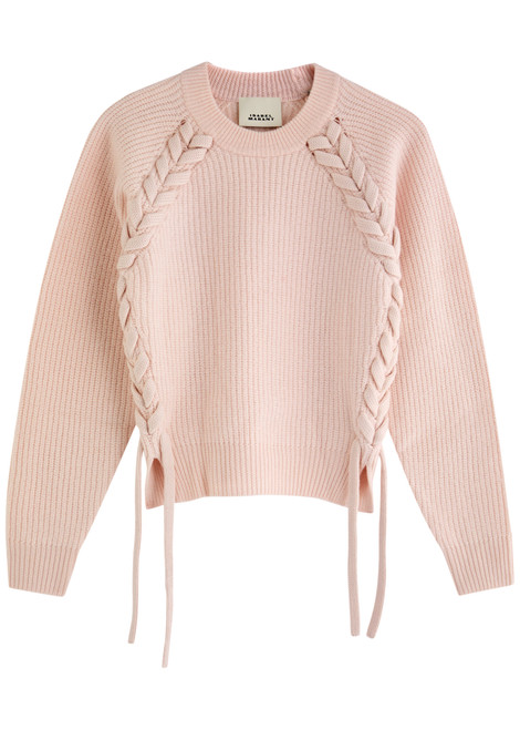 ISABEL MARANT-Noelia lace-up wool jumper 