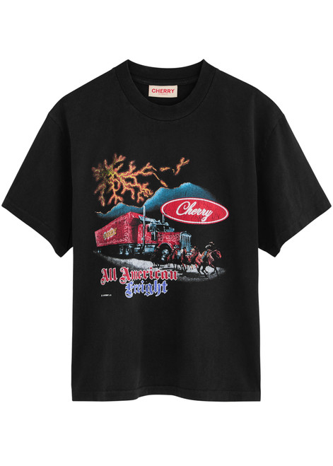 CHERRY LOS ANGELES-Printed cotton T-shirt