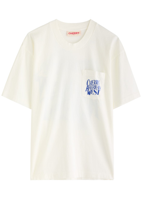 CHERRY LOS ANGELES-American West printed cotton T-shirt 