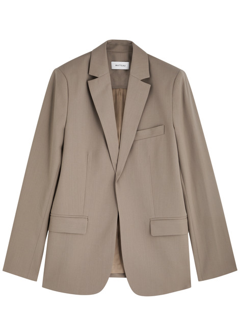 MATTEAU-Wool-blend blazer