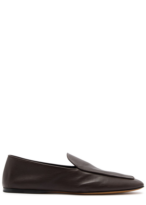 THE ROW-Awar leather loafers