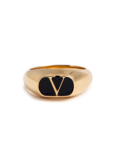VALENTINO GARAVANI-Vlogo-engraved ring 