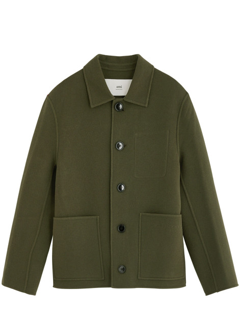AMI PARIS-Wool-blend jacket 