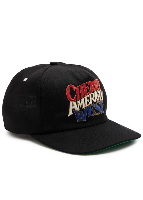 CHERRY LOS ANGELES-American West embroidered cotton cap 