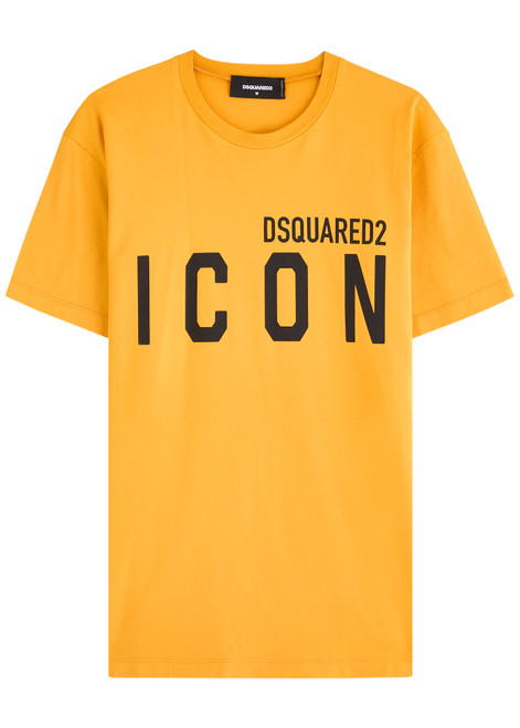 DSQUARED2-Logo-print cotton T-shirt
