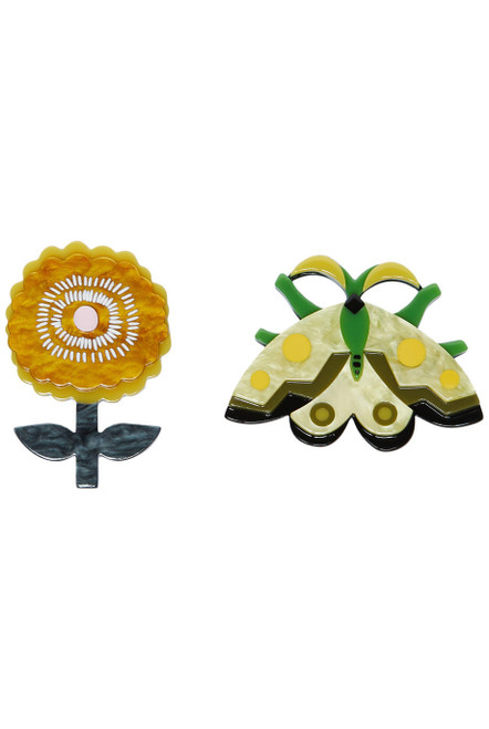 WEEKEND MAX MARA-Set of 2 resin brooches