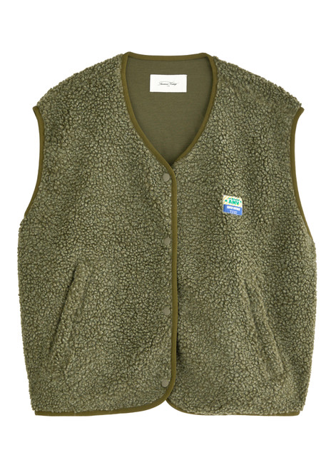 AMERICAN VINTAGE-Hoktown logo fleece gilet