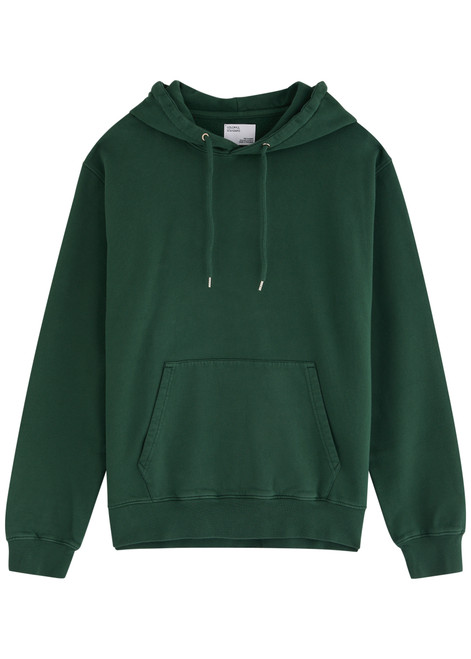 COLORFUL STANDARD-Hooded cotton sweatshirt 
