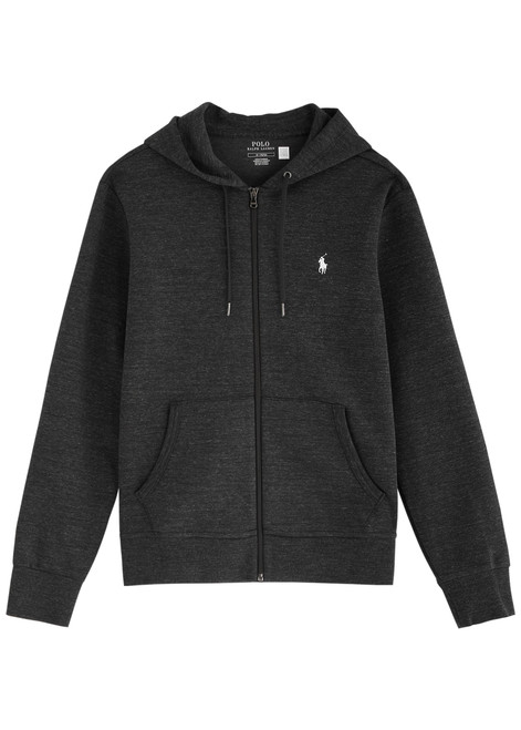 POLO RALPH LAUREN-Logo hooded jersey sweatshirt
