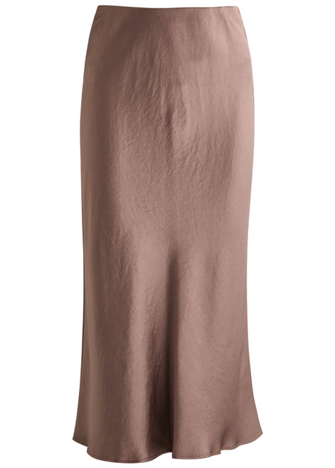 MM-Alessio satin midi skirt 