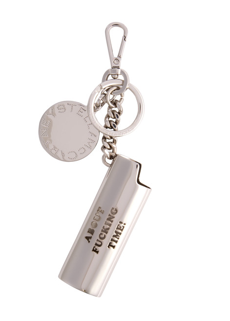 STELLA MCCARTNEY-About F**king Time lighter case keyring