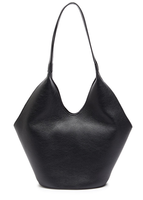 AESTHER EKME-Phantom grained leather bucket bag