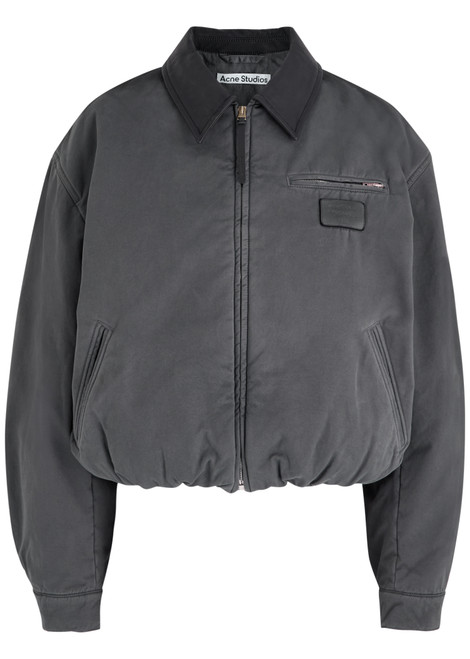 ACNE STUDIOS-Okra padded twill bomber jacket