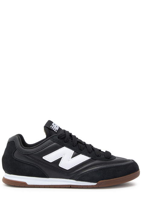 NEW BALANCE-RC42 leather-panelled suede sneakers