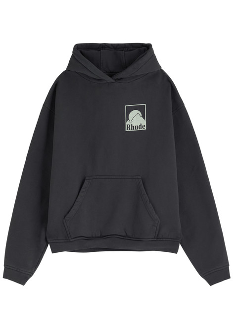 RHUDE-Moonlight hooded cotton sweatshirt