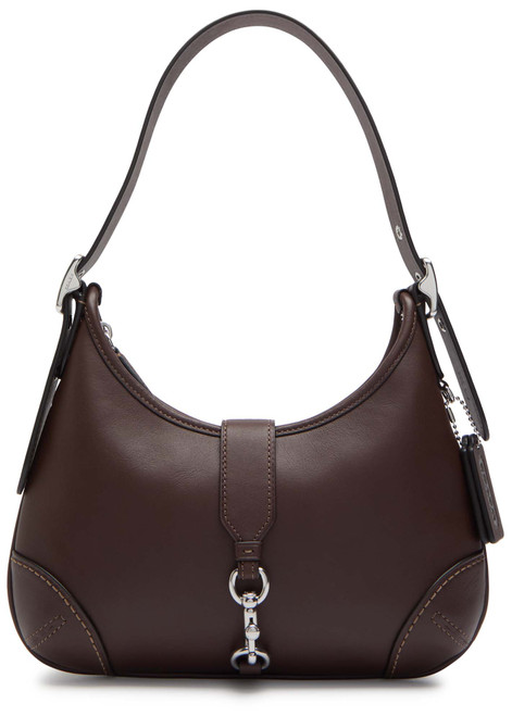 COACH-Hamptons Hobo leather shoulder bag