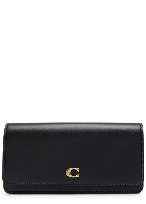 COACH-Evie leather wallet-on-chain