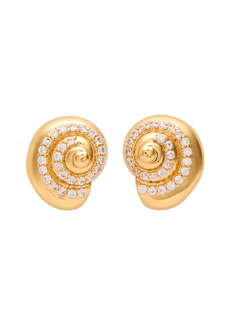 KATE SPADE NEW YORK-Out Of Office shell stud earrings