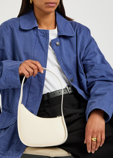 Half Moon leather shoulder bag