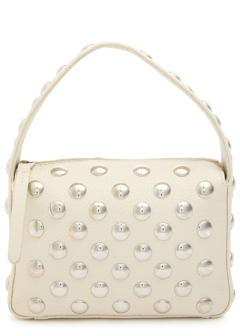 KHAITE-Elena mini studded leather top handle bag