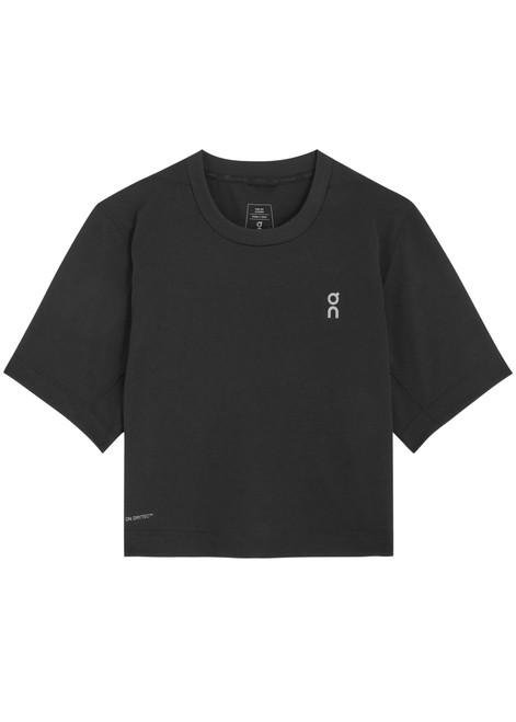 ON-Train-T logo cropped jersey T-shirt