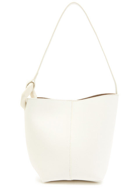 JW ANDERSON-The JWA Corner small leather bucket bag
