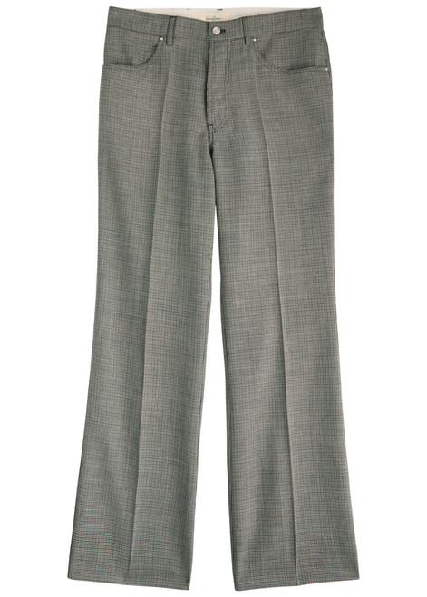 SECOND LAYER-Valluco houndstooth wool trousers