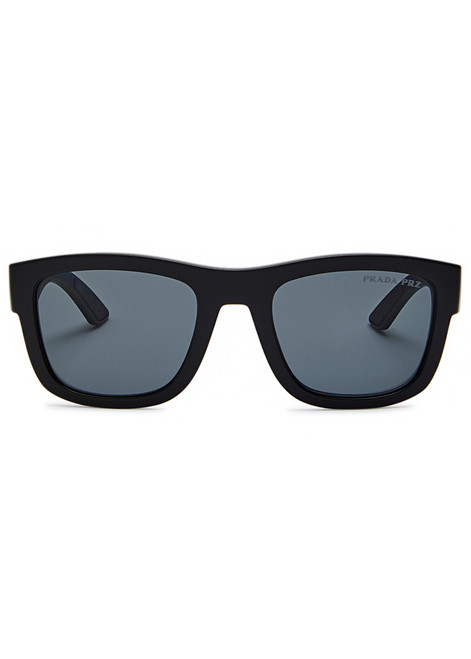 PRADA LINEA ROSSA-Wayfarer-style sunglasses