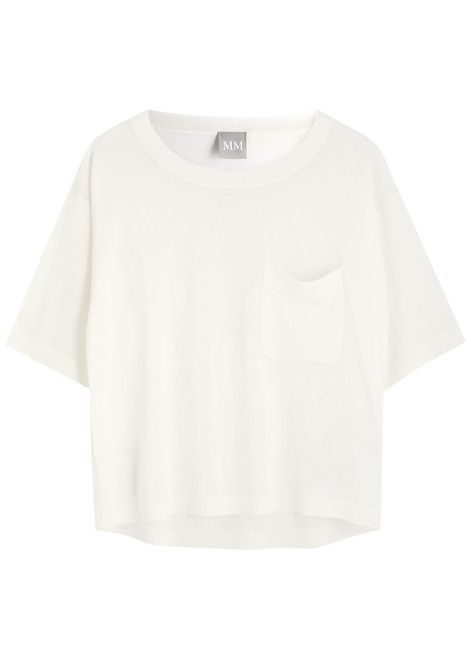 MAX MARA LEISURE-Girello fine-knit T-shirt